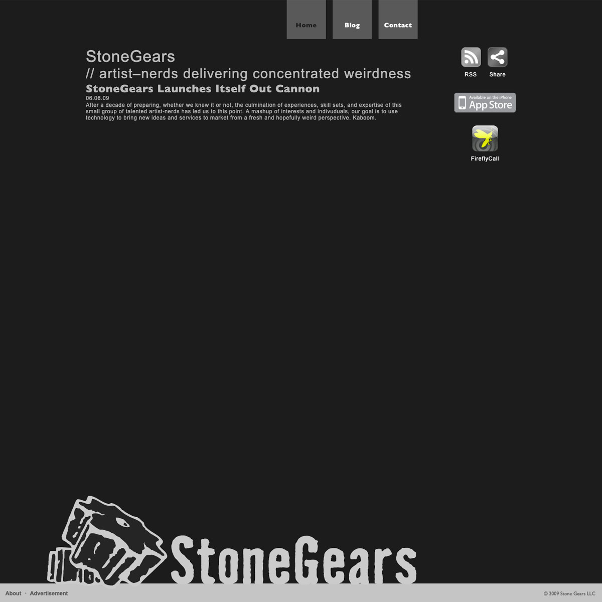 StoneGears – Logo, Website