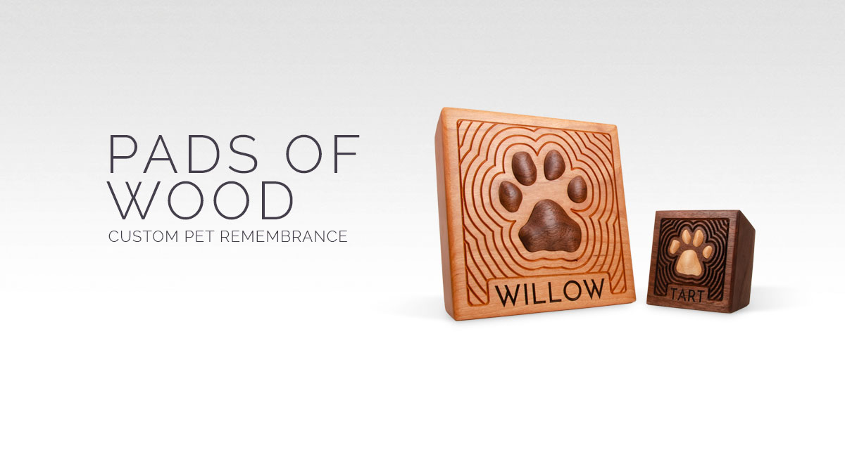 Pads of Wood Custom Pet Remembrance