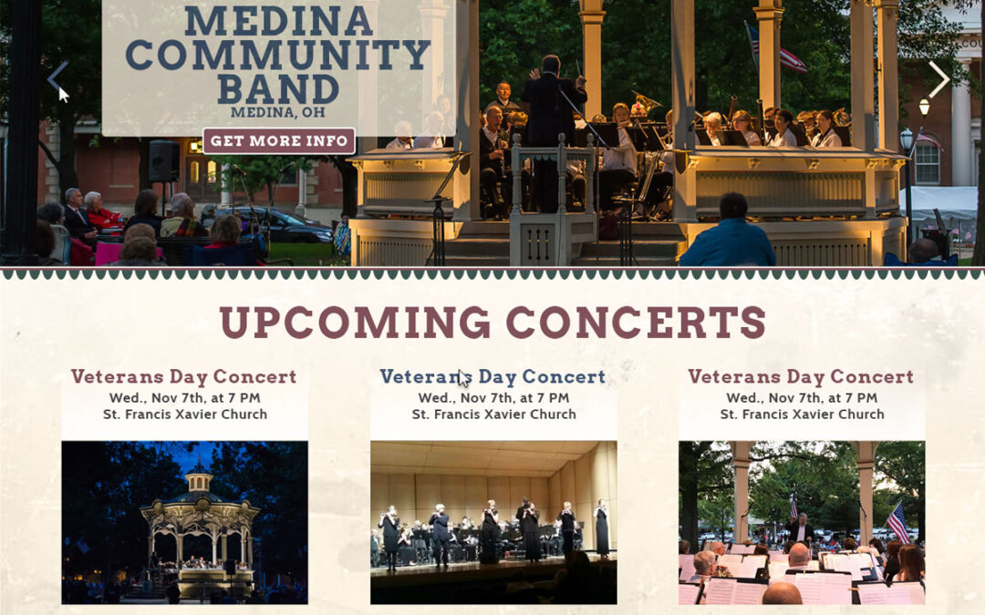 Medina Band Website